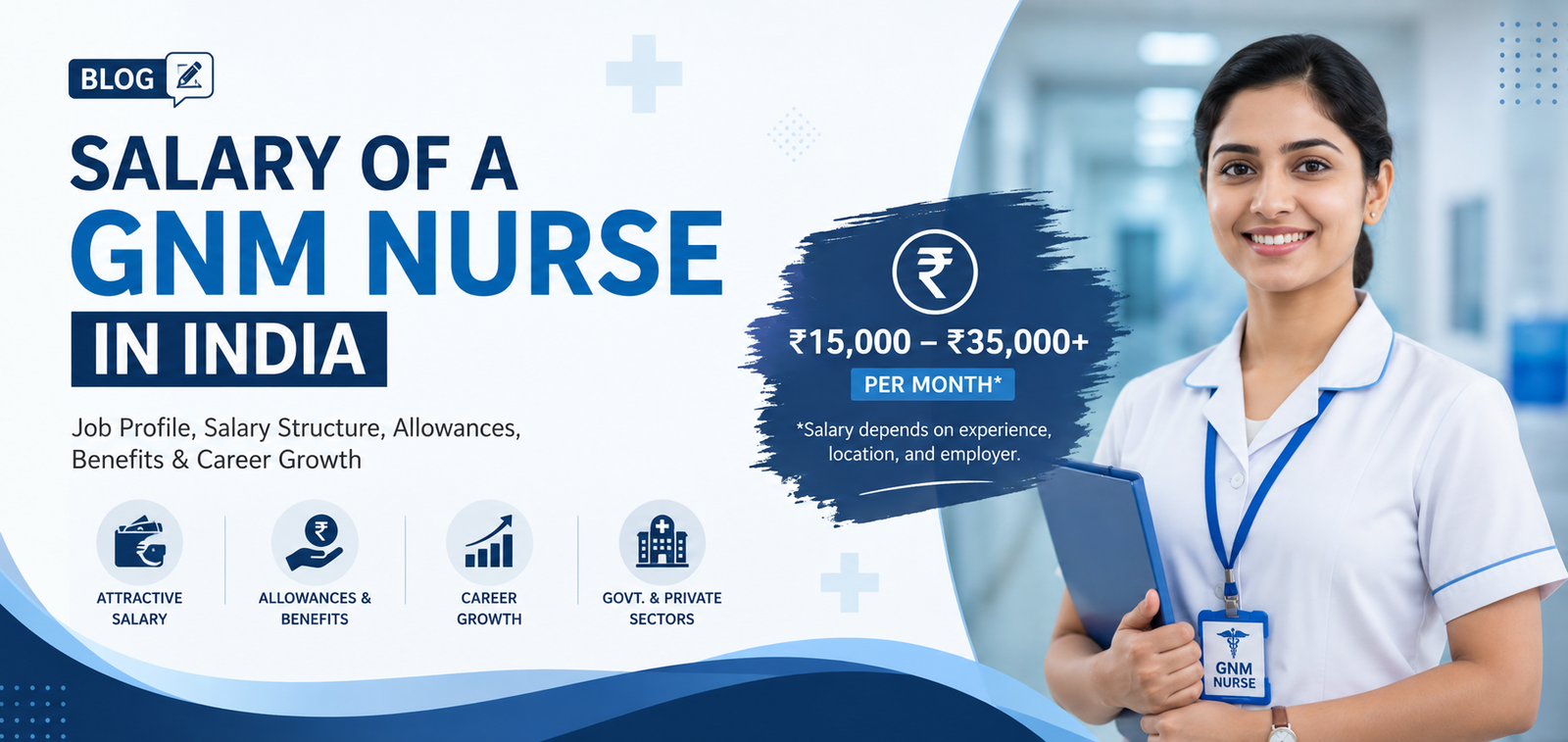You are currently viewing What Is the Salary of a GNM Nurse in India in 2026?